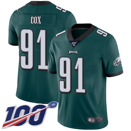 Men Philadelphia Eagles #91 Fletcher Cox Midnight Green Team Color Vapor Untouchable NFL Jersey Limited Player 3->philadelphia eagles->NFL Jersey